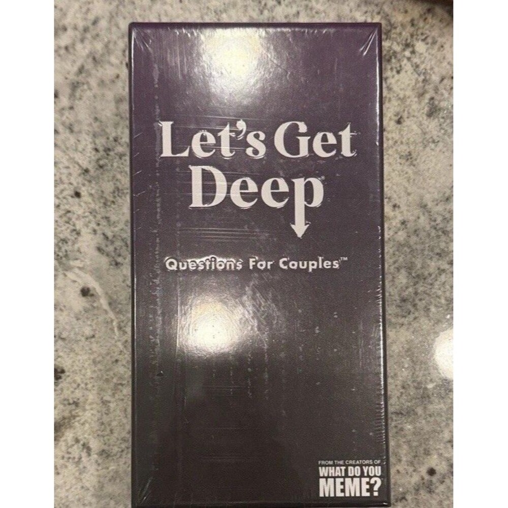Let's Get Deep Adult Party Game Fun Couple Game What Do You Meme Questions NEW